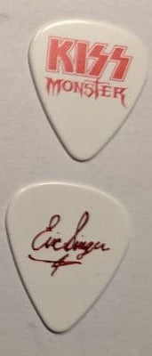 KISS 2012-13 Monster World Tour AUSTRALIA Metallic Red Logo Guitar Picks