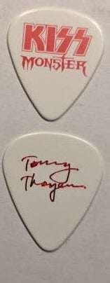 KISS 2012-13 Monster World Tour AUSTRALIA Metallic Red Logo Guitar Picks