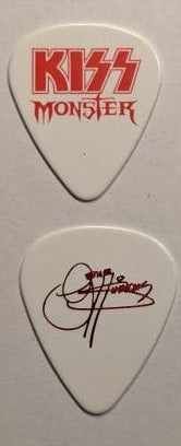 KISS 2012-13 Monster World Tour AUSTRALIA Metallic Red Logo Guitar Picks