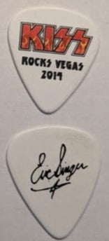 KISS Rocks Vegas 2014 Flame Logo Guitar Picks