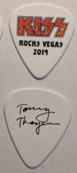 KISS Rocks Vegas 2014 Flame Logo Guitar Picks