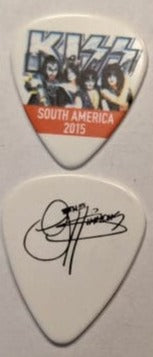 KISS 2015 40th Anniversary Tour SOUTH AMERICA Band Photo Guitar Picks