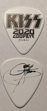 KISS 2020 Goodbye Dubai Black Logo Guitar Picks