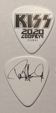 KISS 2020 Goodbye Dubai Black Logo Guitar Picks