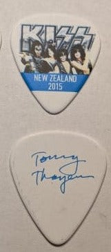 KISS 2015 40th Anniversary Tour NEW ZEALAND Band Photo Guitar Picks