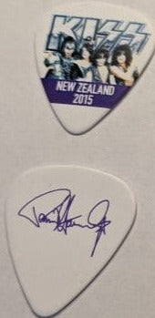 KISS 2015 40th Anniversary Tour NEW ZEALAND Band Photo Guitar Picks