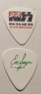 KISS 2015 40th Anniversary Tour NEW ZEALAND Logo Guitar Picks