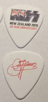 KISS 2015 40th Anniversary Tour NEW ZEALAND Logo Guitar Picks