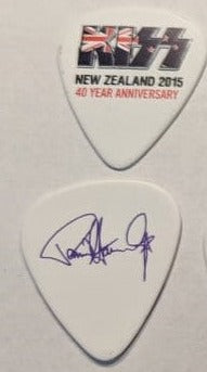 KISS 2015 40th Anniversary Tour NEW ZEALAND Logo Guitar Picks