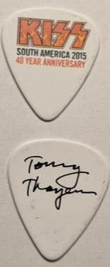 KISS 2015 40th Anniversary Tour SOUTH AMERICA Logo Guitar Picks