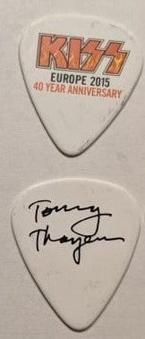 KISS 2015 40th Anniversary Tour EUROPE Logo Guitar Picks