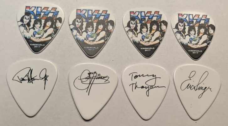 KISS 2017 KISSWORLD Tour Complete set of 60 Guitar Picks