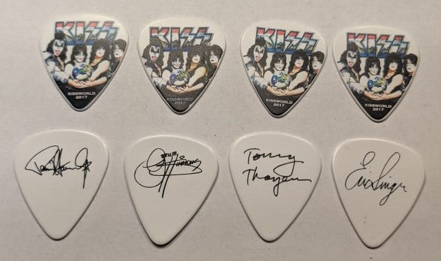 KISS 2017 KISSWORLD Tour Complete set of 60 Guitar Picks