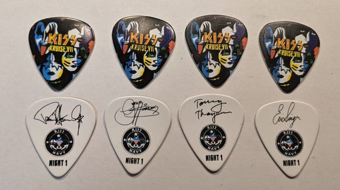KISS Kruise VII Night 1 Guitar Picks