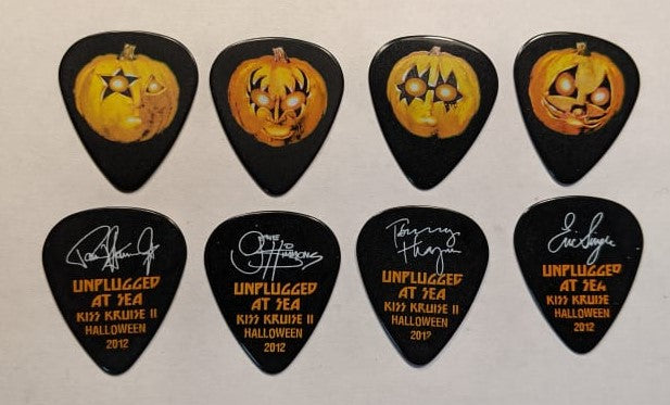 KISS Kruise II Unplugged Halloween Pumpkin Guitar Picks