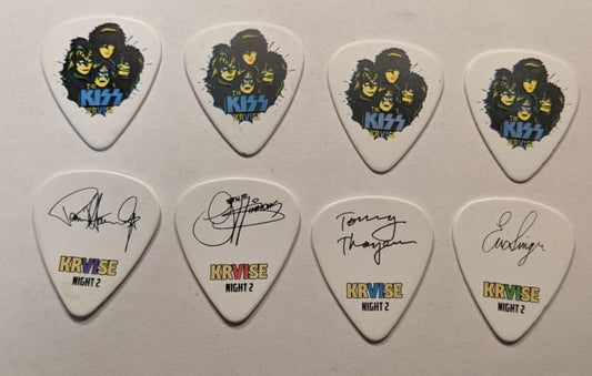 KISS Kruise VI Night 2 Guitar Picks