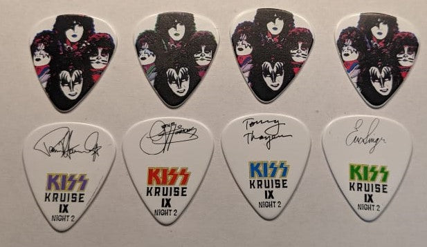 KISS Kruise IX Night 2 Guitar Picks