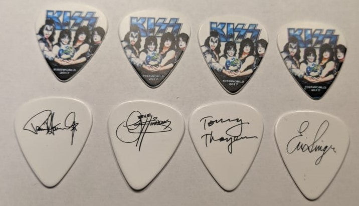 KISS 2017 KISSWORLD Tour Complete set of 60 Guitar Picks