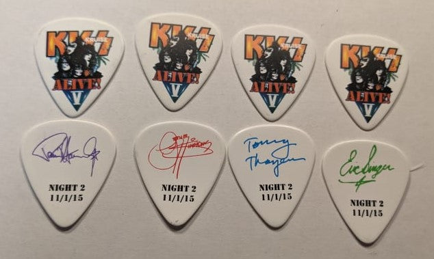 KISS Kruise V Night 2 11-1-2015 Guitar Picks