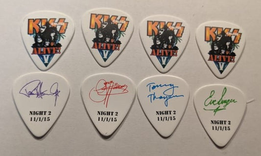 KISS Kruise V Night 2 11-1-2015 Guitar Picks