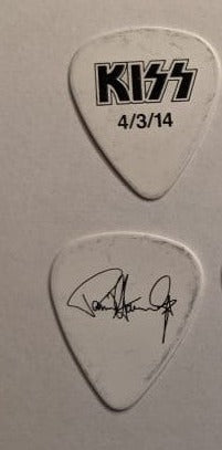 KISS 2014 Highland CA San Manuel Casino Acoustic Show 4-3-2014 Guitar Picks