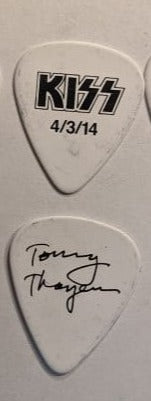 KISS 2014 Highland CA San Manuel Casino Acoustic Show 4-3-2014 Guitar Picks