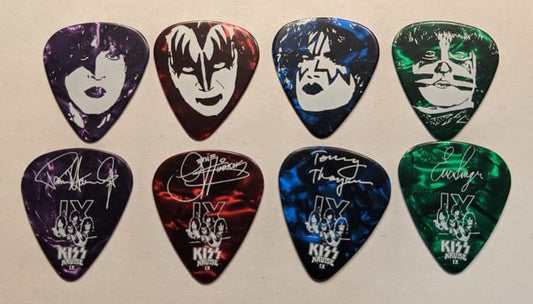 KISS Kruise IX  Solo Colors Guitar Picks