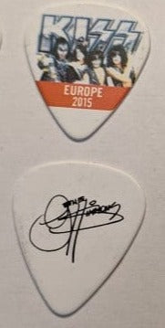 KISS 2015 40th Anniversary Tour EUROPE Band Photo Guitar Picks