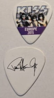 KISS 2015 40th Anniversary Tour EUROPE Band Photo Guitar Picks