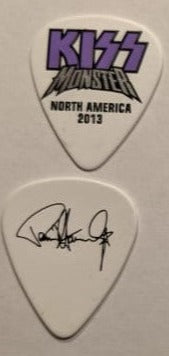 KISS 2012-13 Monster World Tour NORTH AMERICA Color Logos Guitar Picks