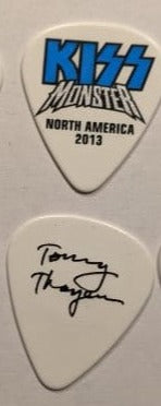 KISS 2012-13 Monster World Tour NORTH AMERICA Color Logos Guitar Picks