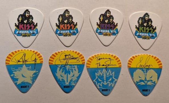 KISS Kruise VIII Night 1 Guitar Picks