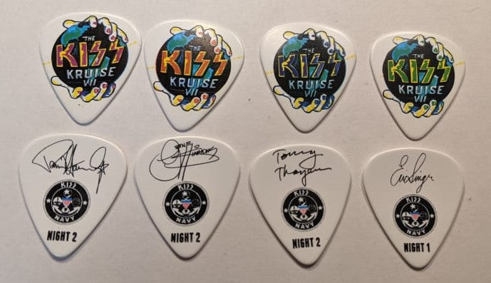 KISS Kruise VII Night 2 Guitar Picks