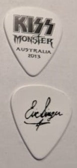 KISS 2012-13 Monster World Tour AUSTRALIA Black Logo Guitar Picks