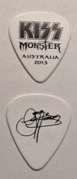KISS 2012-13 Monster World Tour AUSTRALIA Black Logo Guitar Picks