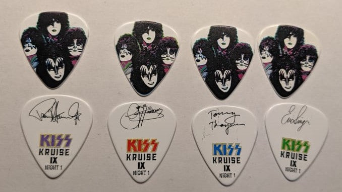 KISS Kruise IX Night 1 Guitar Picks