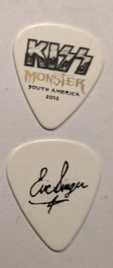 KISS 2012-13 Monster World Tour SOUTH AMERICA Multicolor Logo Guitar Picks