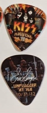 KISS Kruise II Sailaway Show Oct 31 2012 Guitar Picks!!