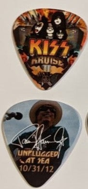KISS Kruise II Sailaway Show Oct 31 2012 Guitar Picks!!