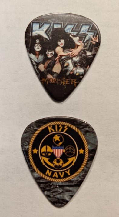 KISS Kruise II KISS Navy/ Monster Guitar Pick