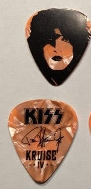 KISS Kruise IV Black on Orange Guitar Picks
