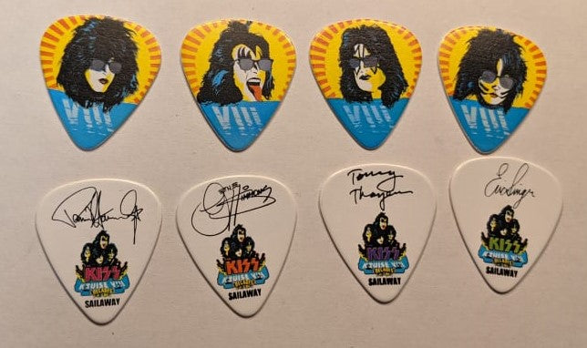 KISS Kruise VIII Sailaway Show Guitar Picks