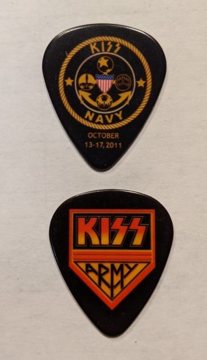 KISS Kruise KISS Navy/Army Guitar Pick