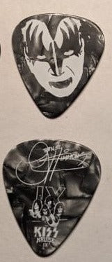 KISS Kruise IX  Solo Grey Faces Guitar Picks