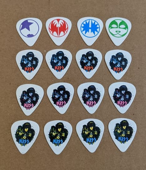 KISS Kruise VI Lot of all 4 sets 16 Guitar Picks total