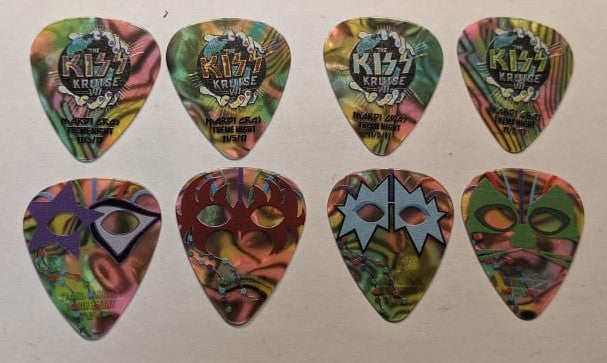 KISS Kruise VII Mardi Gras Theme Guitar Picks