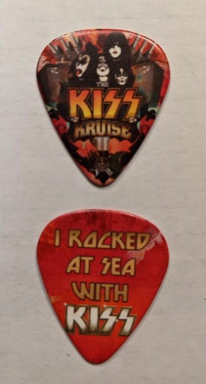 KISS Kruise II I Rocked At Sea With KISS Guitar Pick