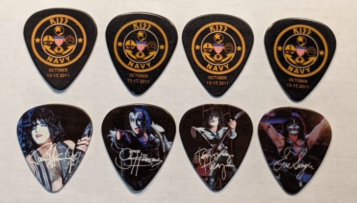KISS Kruise KISS Kruise Navy Guitar Picks