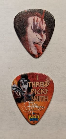 KISS Kruise III I Threw Picks With Gene Simmons Guitar Pick