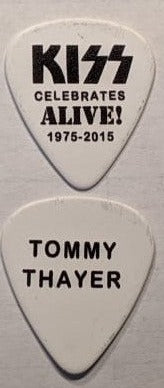 KISS Kruise V Black on Whte Printed Signature Guitar Picks